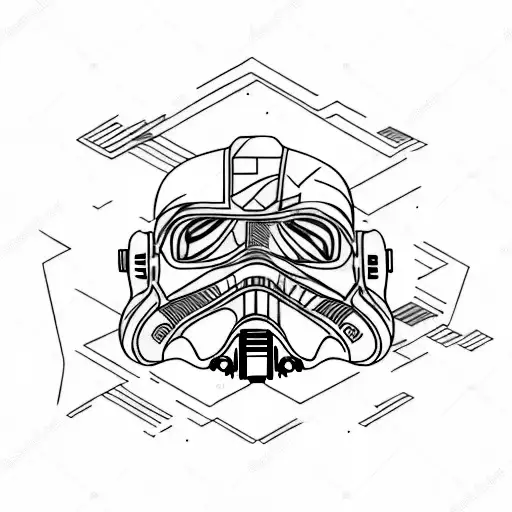 Frontend developer coding with a Star Wars twist tattoo design idea