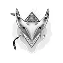 stingray with dreadlocks tattoo design idea