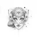 listen keep watching stay quiet life is like watching movie tattoo design idea