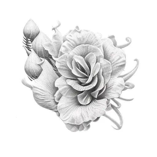 snapdragon tattoo design idea