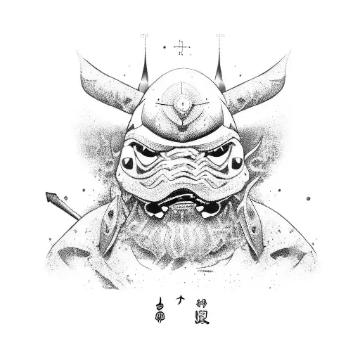 Suzuki samurai  tattoo design idea