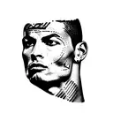 CR7 tattoo design idea