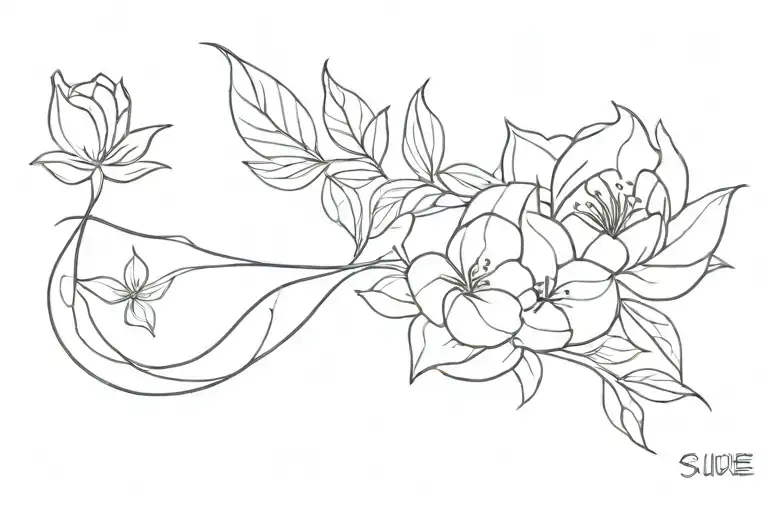 Name : Sude tattoo design idea