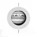 uranus tattoo design idea