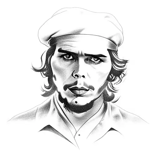 che Guevara make up joker tattoo design idea