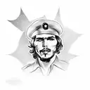 che Guevara make up joker tattoo design idea