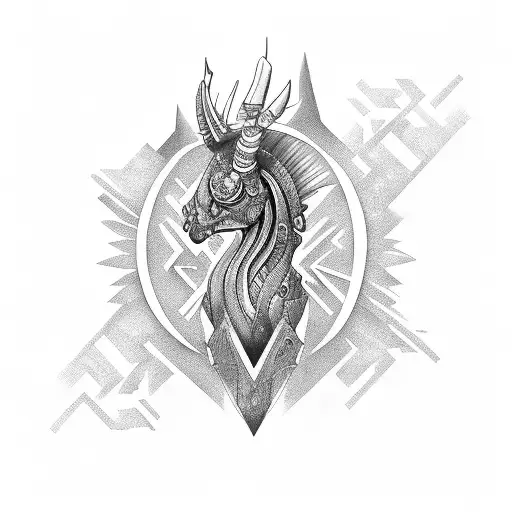 cavaleiro zodíaco de fenix tattoo design idea