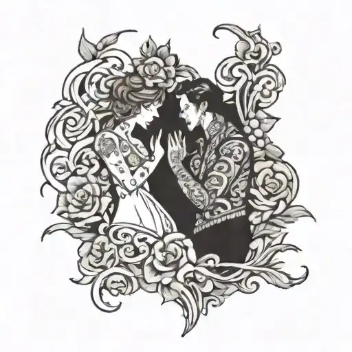 take my hand and we'll slow dance through all of it, cause thats what love is  tattoo design idea