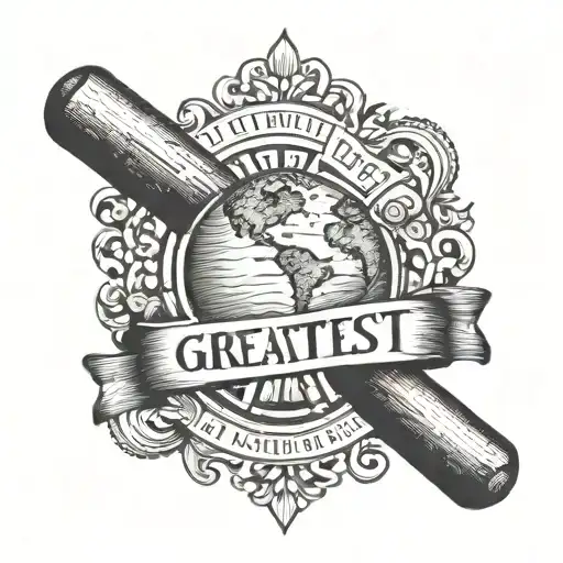 hand holding the words "The Greatest Adventure starts from the most Humble Beginnings" tattoo design idea