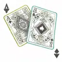 ace of diamonds playing card tattoo design idea