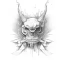 scroll tattoo design idea