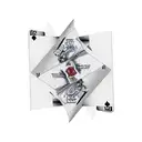 house of cards using all four jacks tattoo design idea