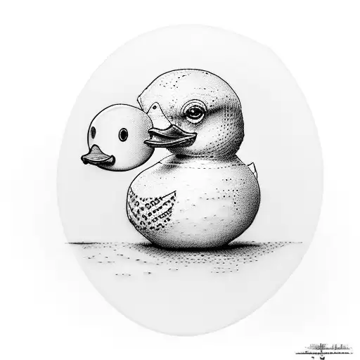 Rubber Duck tattoo design idea