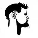 A man finding himself. tattoo design idea