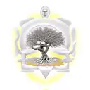 holy trinity and tree tattoo design idea