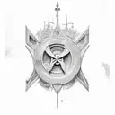 holy trinity  tattoo design idea