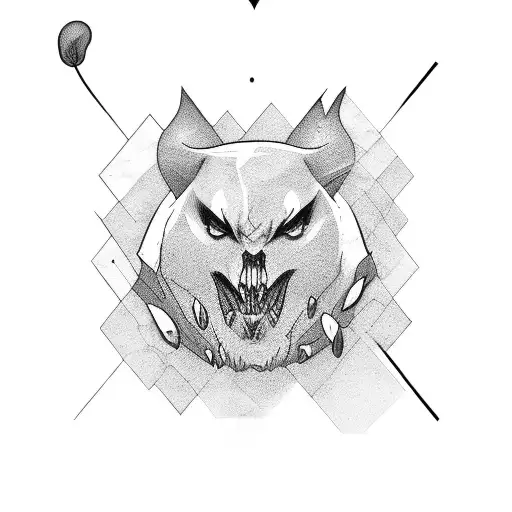 Rejected, seeking revenge, lonely, dark tattoo design idea