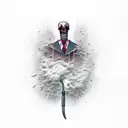 Rejected, seeking revenge, lonely, dark tattoo design idea