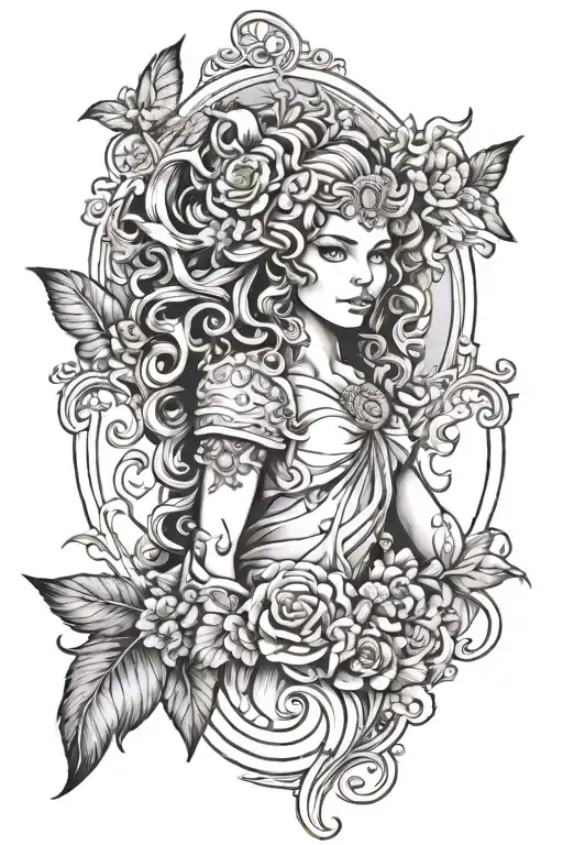 Italian mythology inspired tattoo tattoo design idea