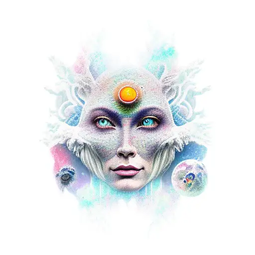 Gaia tattoo design idea