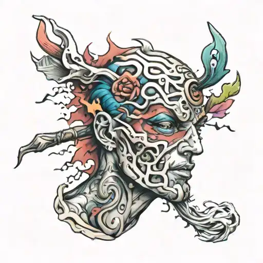 struggle tattoo design idea