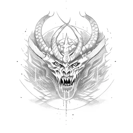 demon slayer tattoo design idea