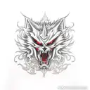 alucard tattoo design idea