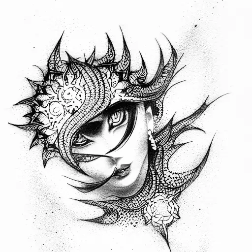 karna tattoo design idea