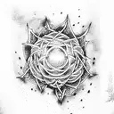 karna tattoo design idea