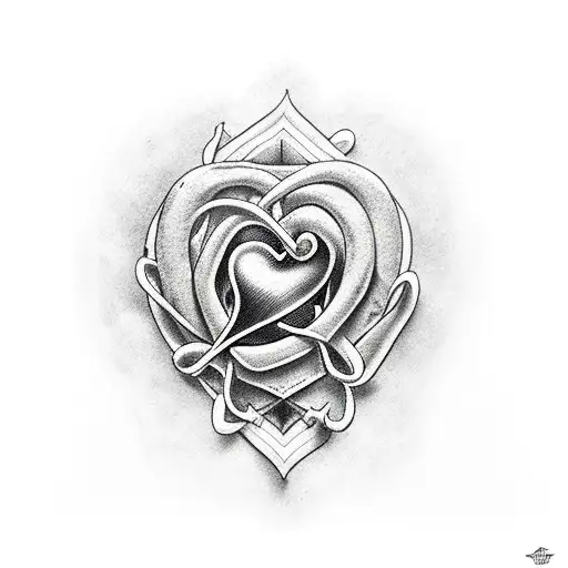 Realism "Corazon En Llamas" Tattoo Idea - BlackInk
