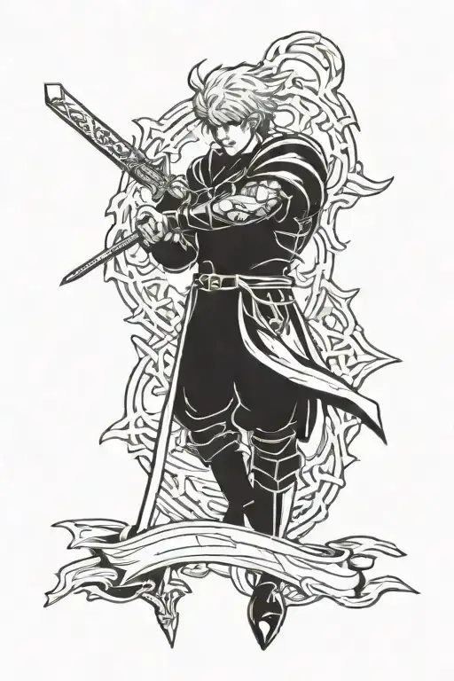 berserk brand of sacrifice tattoo design idea