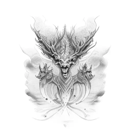 thestral  tattoo design idea