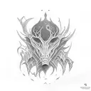 thestral  tattoo design idea