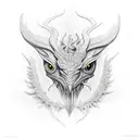 thestral  tattoo design idea