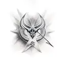 thestral  tattoo design idea