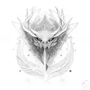 thestral  tattoo design idea