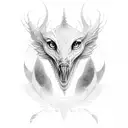 thestral  tattoo design idea