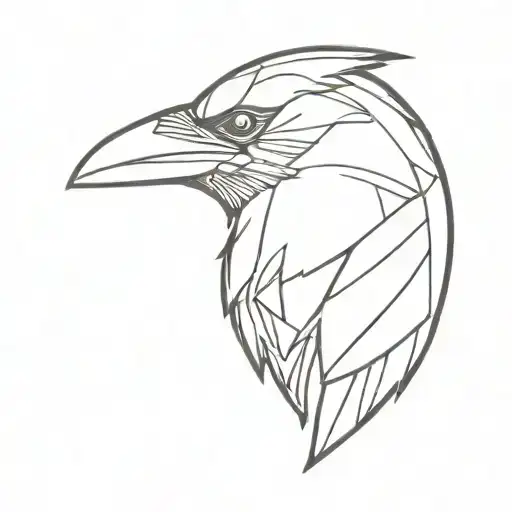 Ravens tattoo design idea