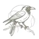 Ravens tattoo design idea