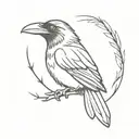 Ravens tattoo design idea