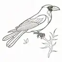 Ravens tattoo design idea