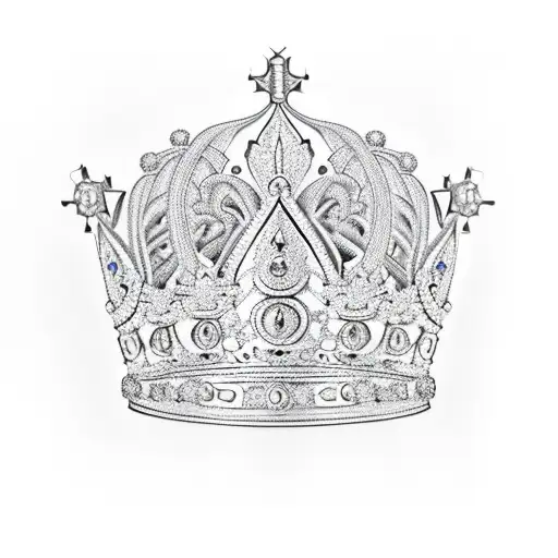 Queen's Crown tattoo design idea