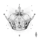 Queen's Crown tattoo design idea