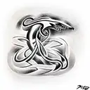viper tattoo design idea