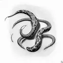 viper tattoo design idea
