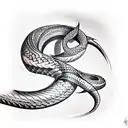 viper tattoo design idea