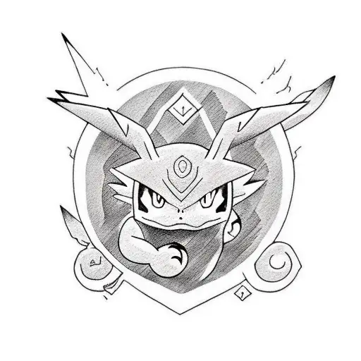 pokemon tattoo design idea