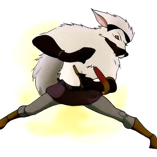 The badger from the avatar the last airbender. Not as cartooniish and more towards the realism side tattoo design idea