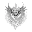 dragon chino  tattoo design idea
