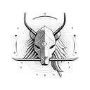 sagittarius,libra and virgo in one tattoo design idea